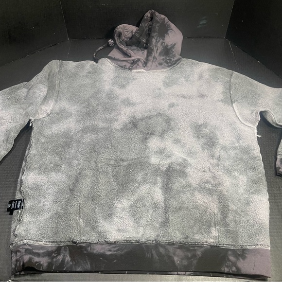 BNWT CIVIL REGIME BLACK ROSE HOODIE NIGHT FOG WASH LARGE MENS UNISEX PRICE FIRM - Picture 5 of 16